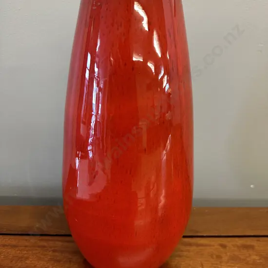 Blue Mountain Red Glazed Pottery Vase H28cm.